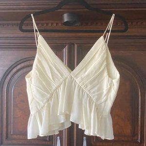 Elegant Cream Women's Top